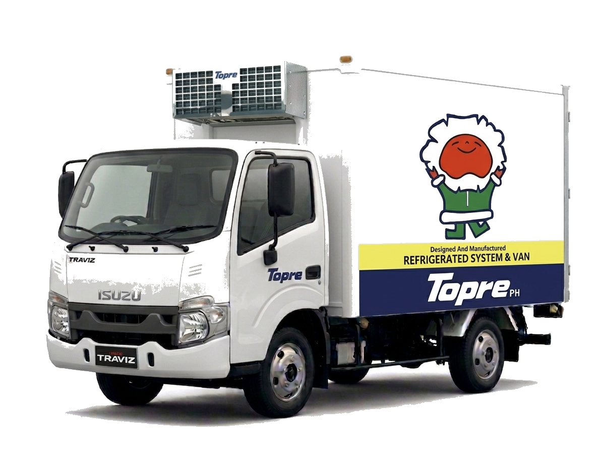 Topre compact refrigerated truck
